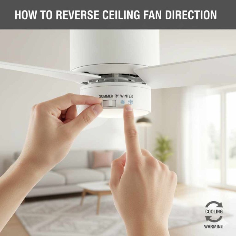 How to Reverse Ceiling Fan Direction