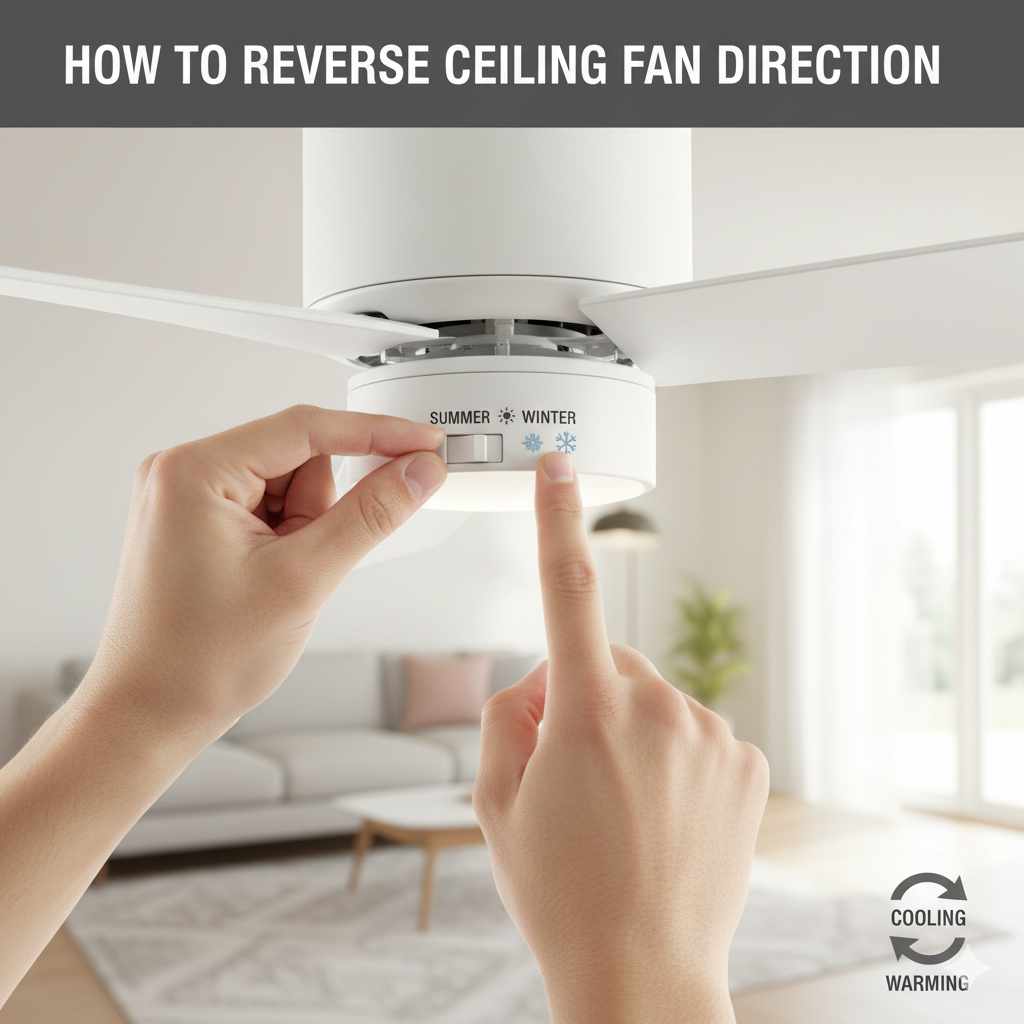 How to Reverse Ceiling Fan Direction