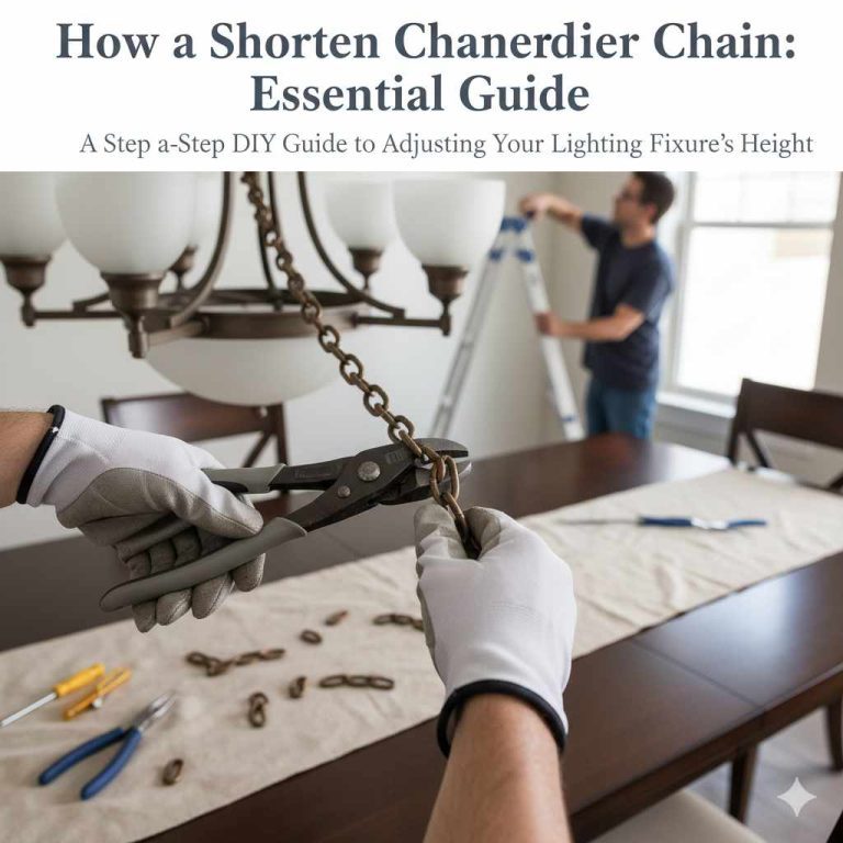 How to Shorten Chandelier Chain