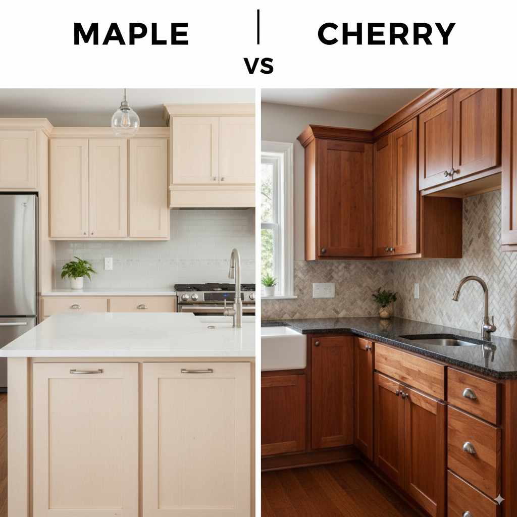 Maple Vs Cherry Cabinets