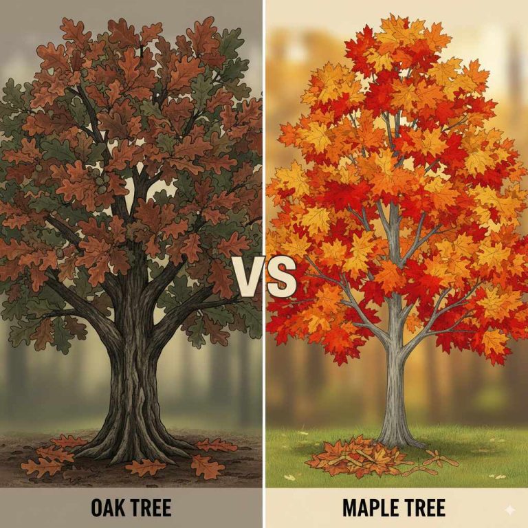 Oak Vs Maple Tree