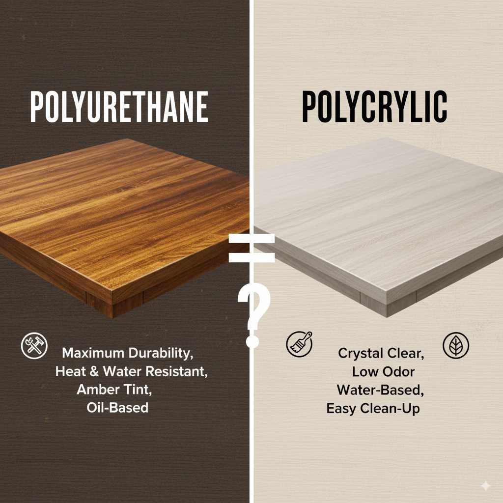 Polyurethane Vs Polycrylic for Dining Table