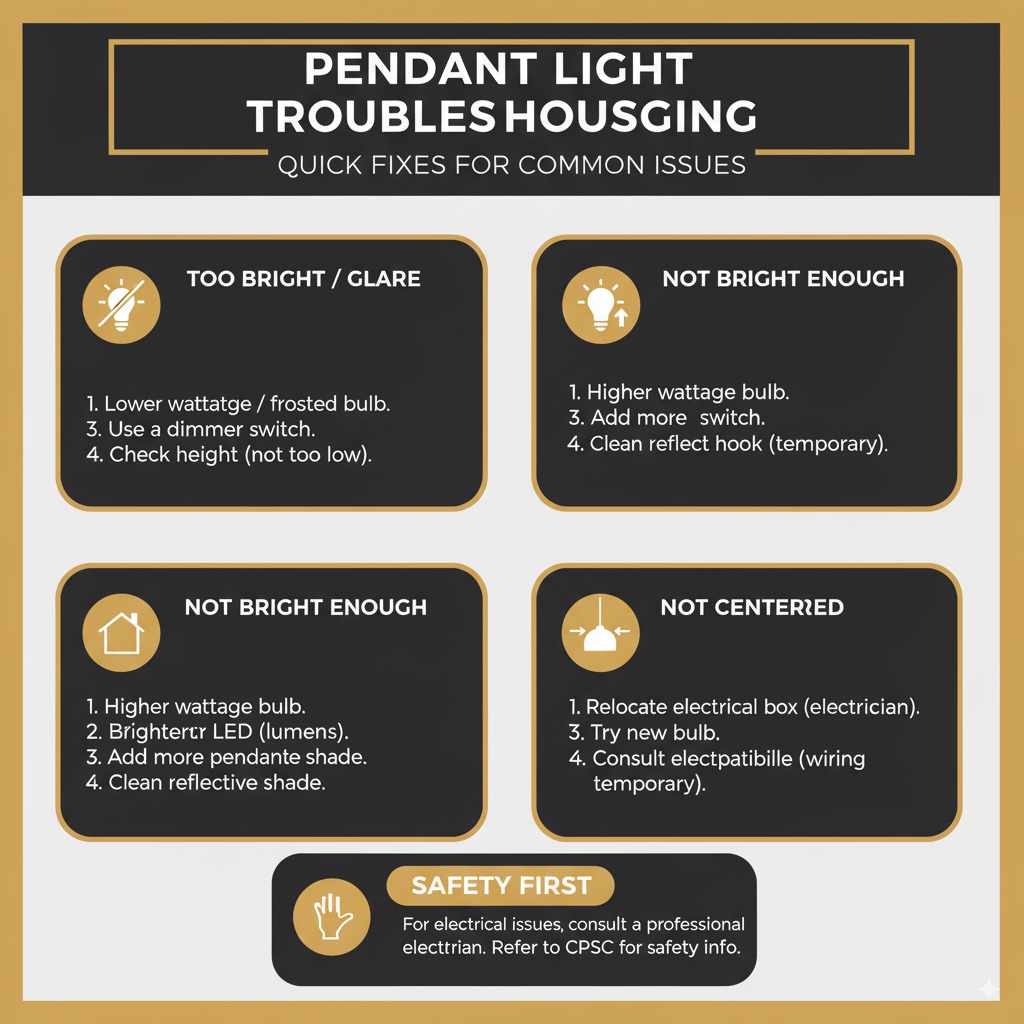 Troubleshooting Common Pendant Light Issues