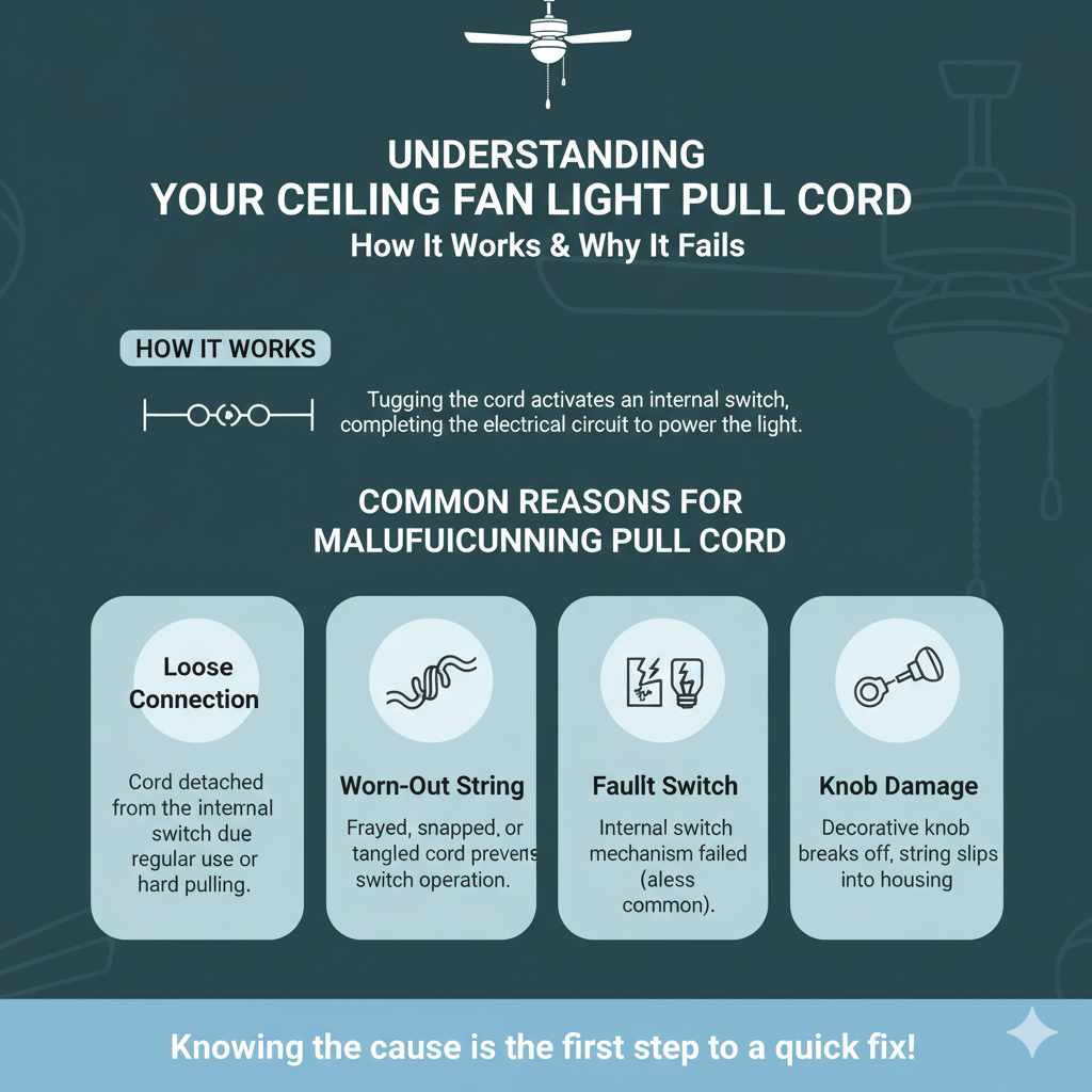 Understanding Your Ceiling Fan Light Pull Cord