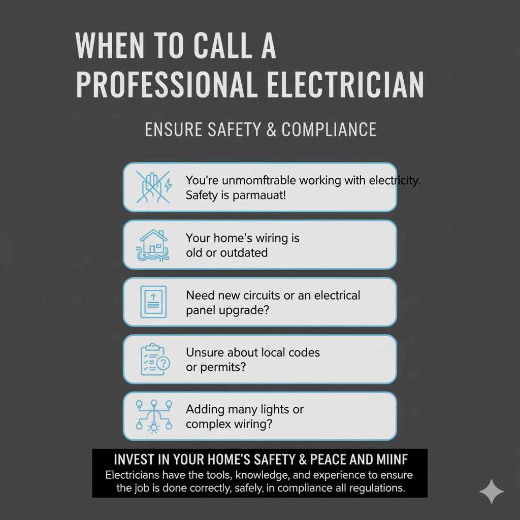 When to Call a Professional Electrician