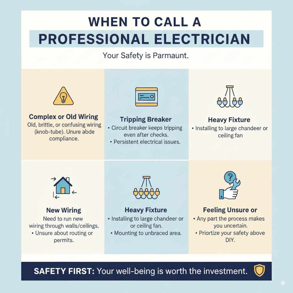 When to Call a Professional Electrician