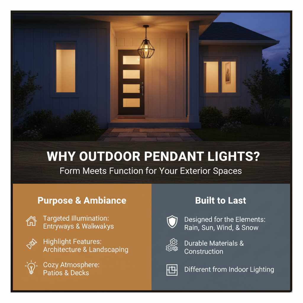 Why Outdoor Pendant Lights?