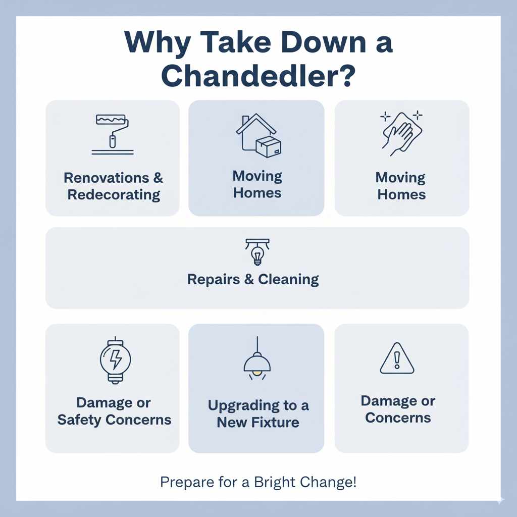 Why You Might Need to Take Down a Chandelier