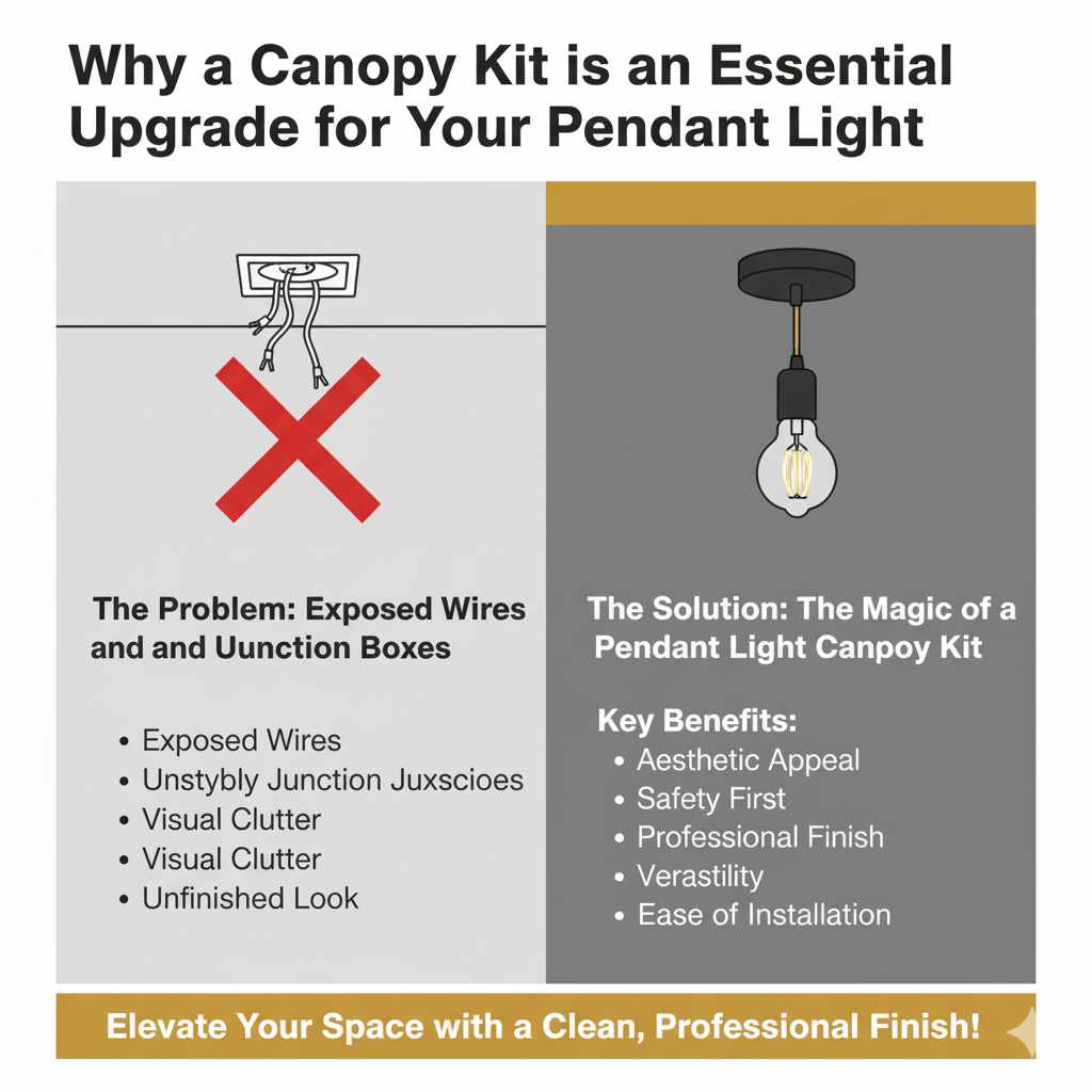 Why a Canopy Kit is an Essential Upgrade for Your Pendant Light