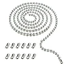 Ceiling fan pull chain extension with connector clips