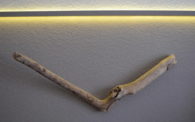 warm white low-voltage LED strip used as indirect accent lighting on a wall