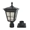 Kemeco cast aluminum solar lamp post light
