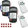2-pack universal ceiling fan remote control kits with light dimmer