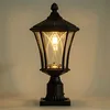 LUTEC Outdoor Solar Lamp Post Light with Pier Mount Base