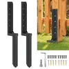 PGGP H-shaped anchor spike for tilted wood post