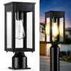 MYHXQ 15.5 inch Outdoor Solar Post Light