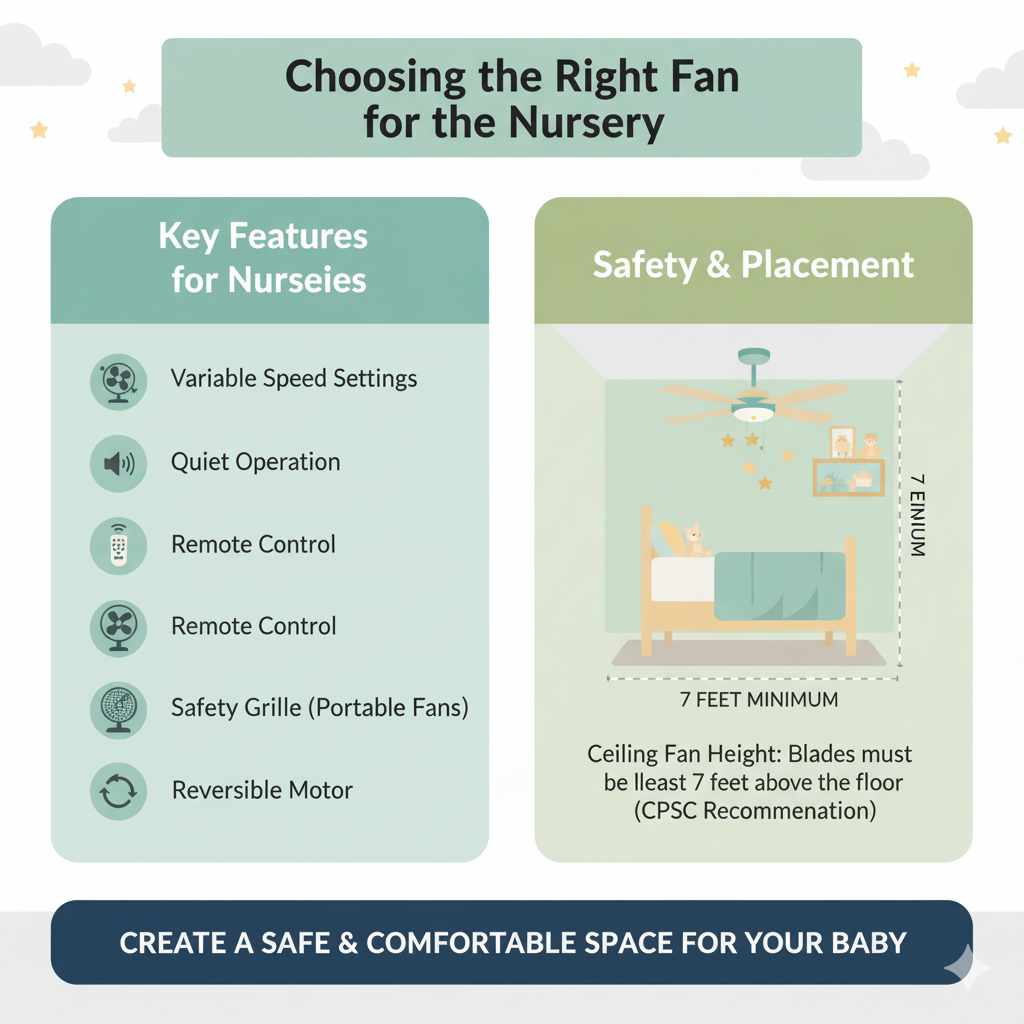 Choosing the Right Fan for the Nursery