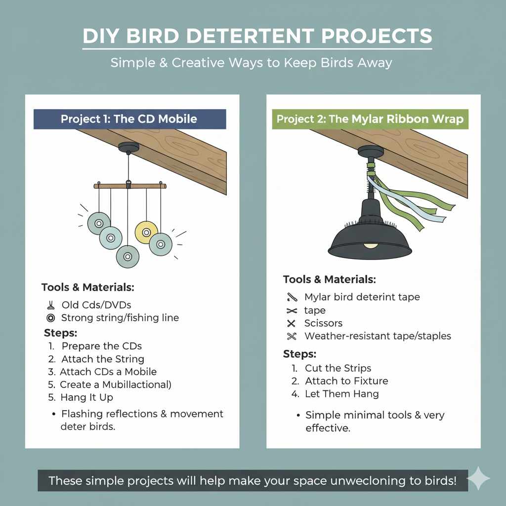 DIY Bird Deterrent Projects