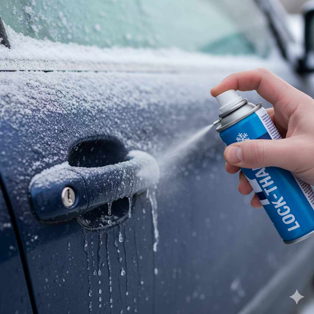 De-Icing Car Door Lock