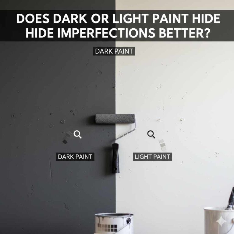 Does Dark or Light Paint Hide Imperfections Better