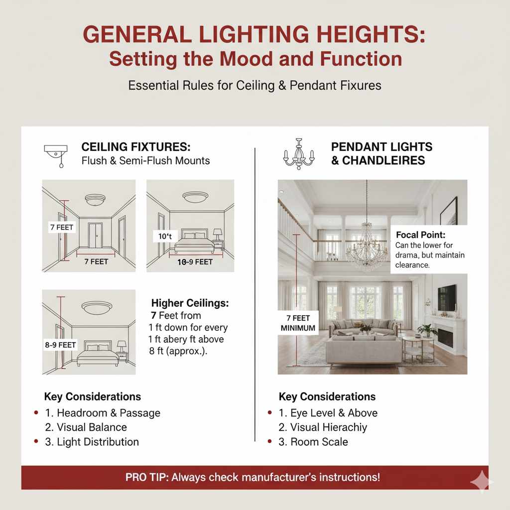 General Lighting Heights: Setting the Mood and Function