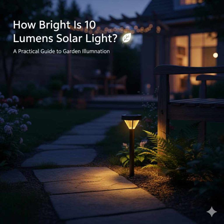 How Bright Is 10 Lumens Solar Light