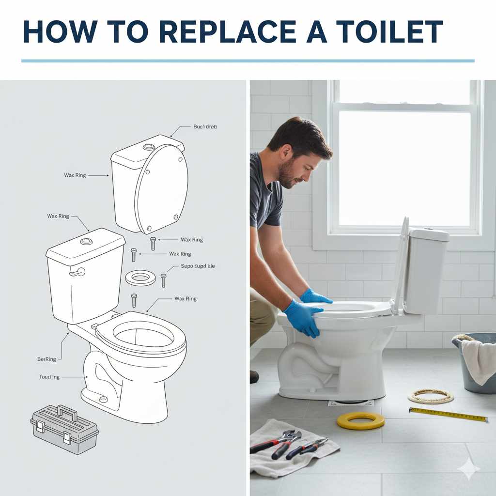 How To Replace A Toilet