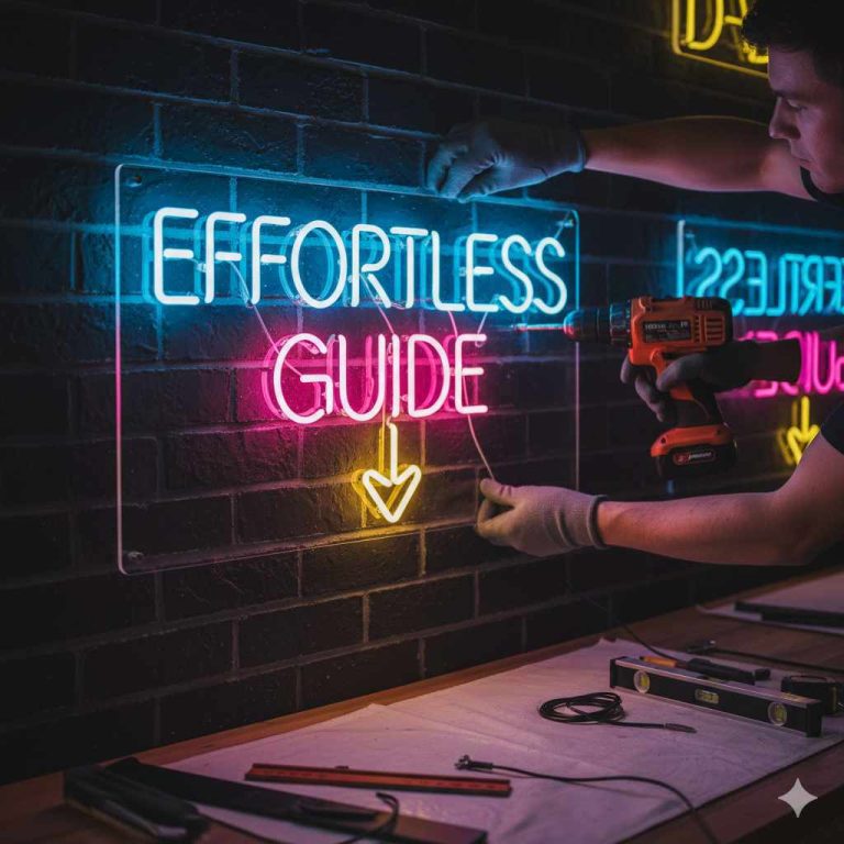 How to Hang a Neon Sign