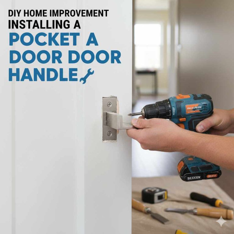 How to Install Pocket Door Handle