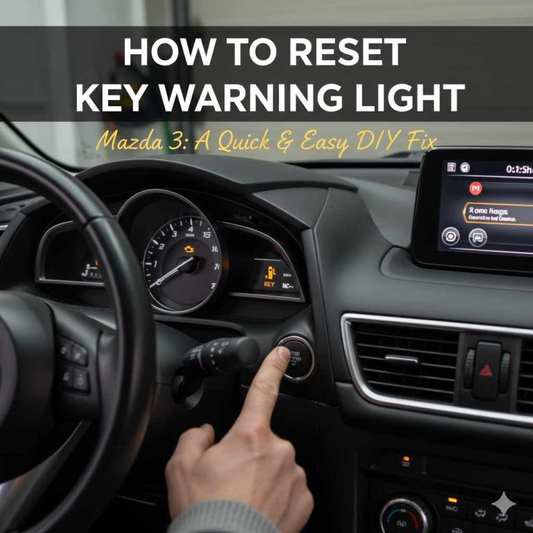 How to Reset Key Warning Light Mazda 3