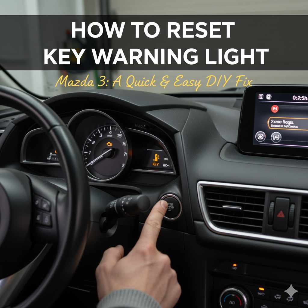 How to Reset Key Warning Light Mazda 3