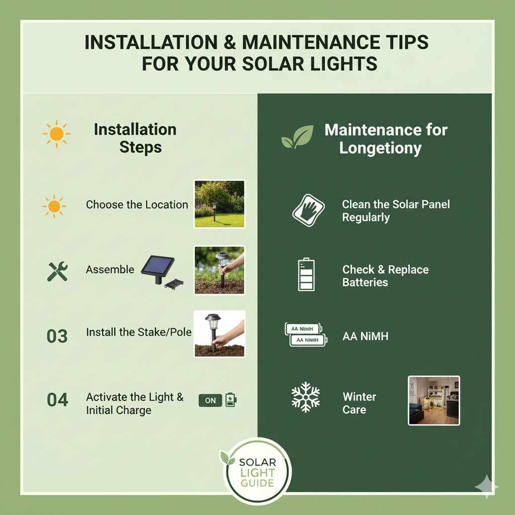 Installation and Maintenance Tips for Your Solar Lights