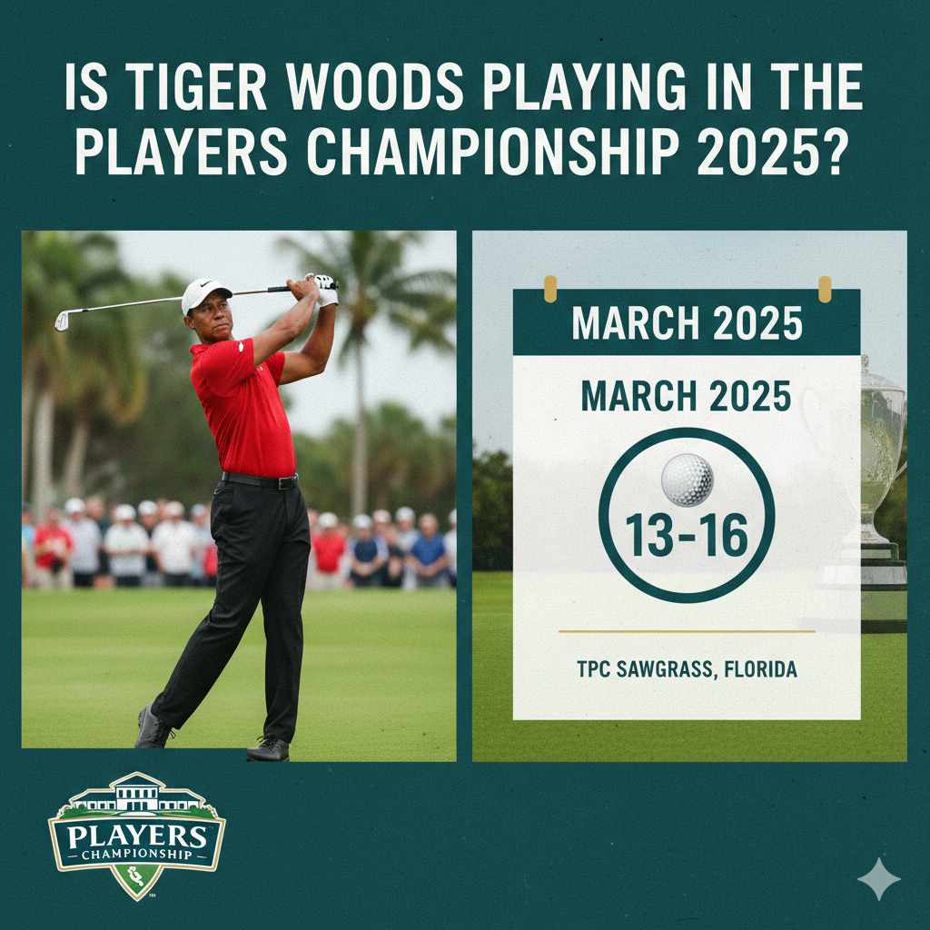 Is Tiger Woods Playing In Players Championship 2025?