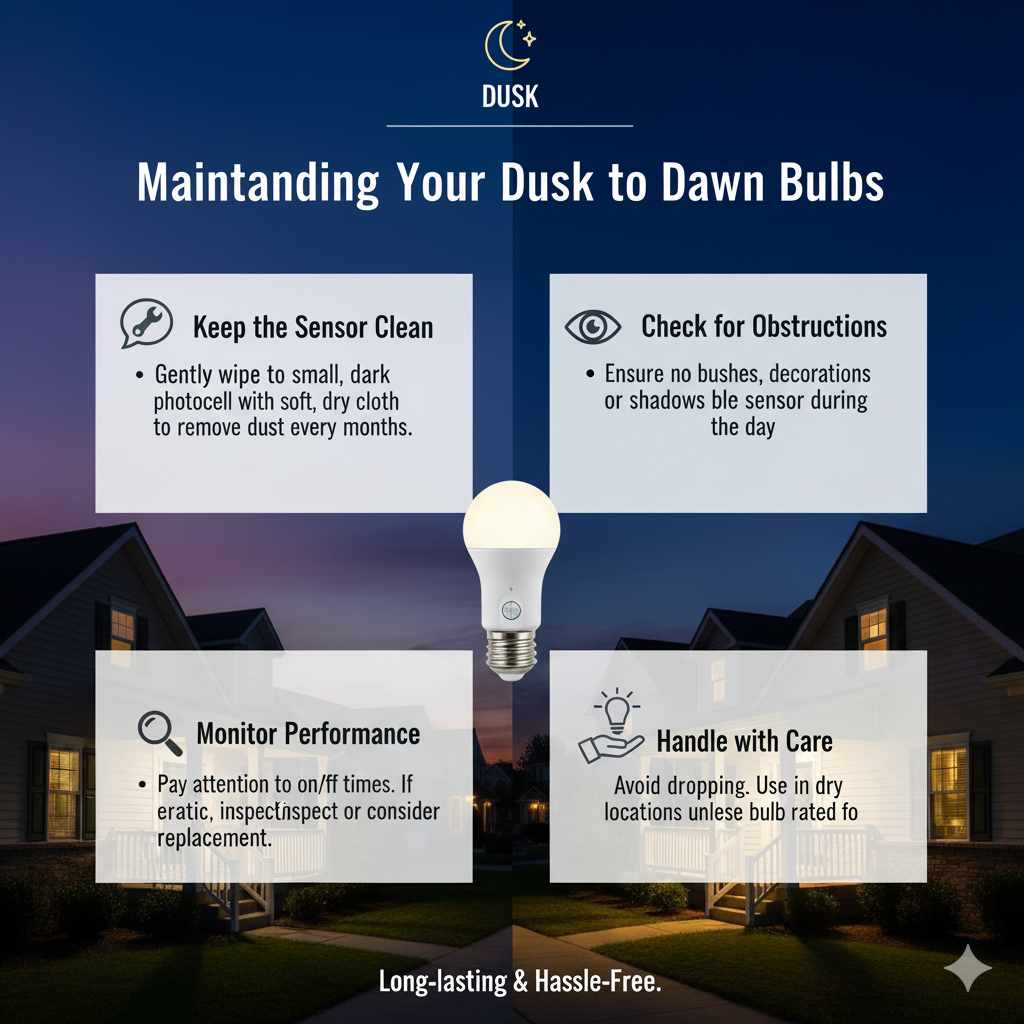 Maintaining Your Dusk to Dawn Bulbs