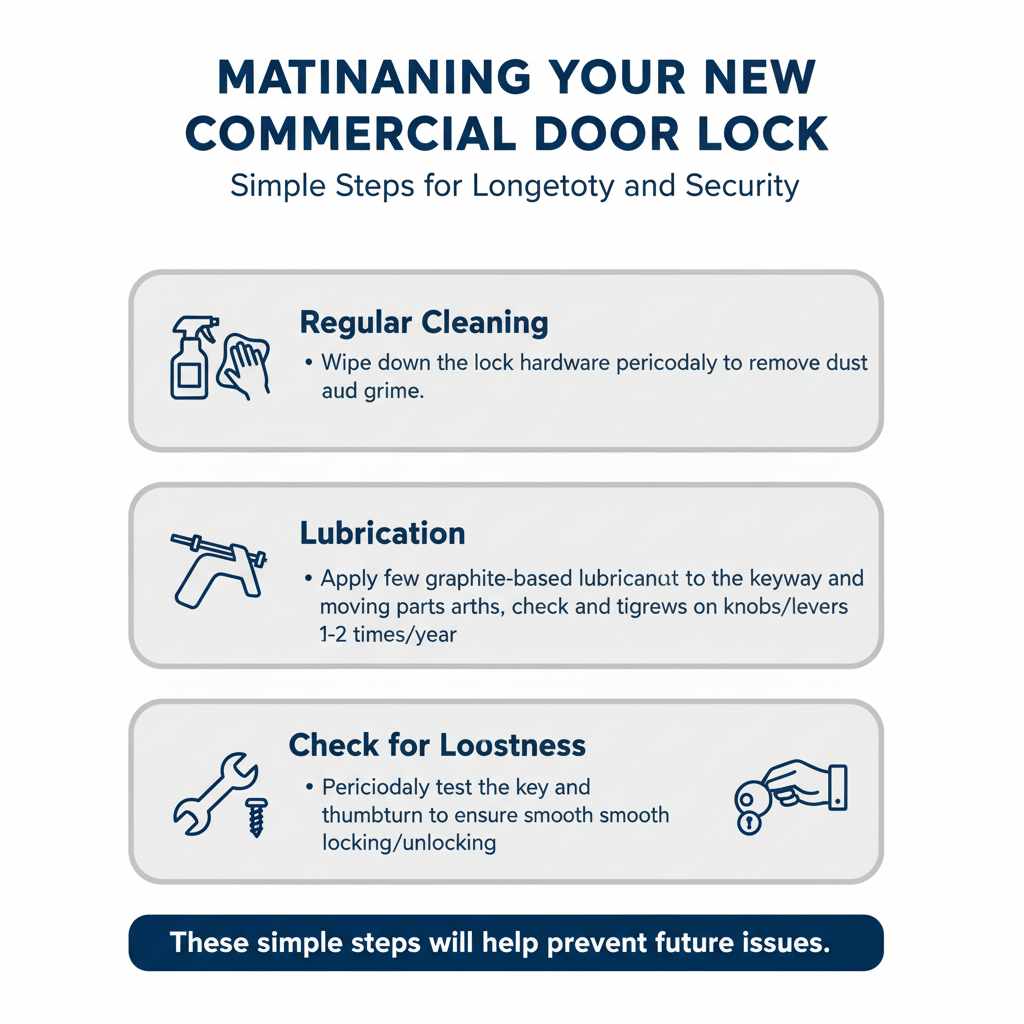 Maintaining Your New Commercial Door Lock