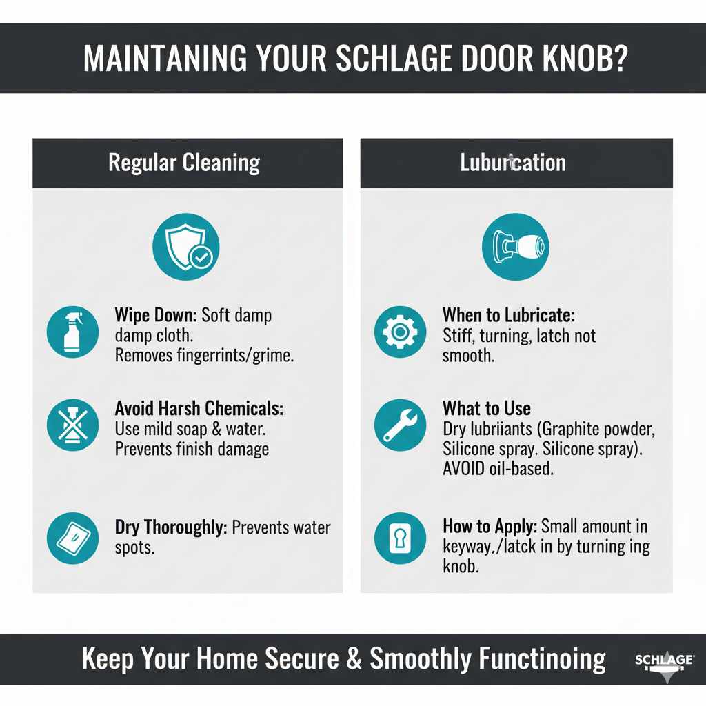 Maintaining Your Schlage Door Knob