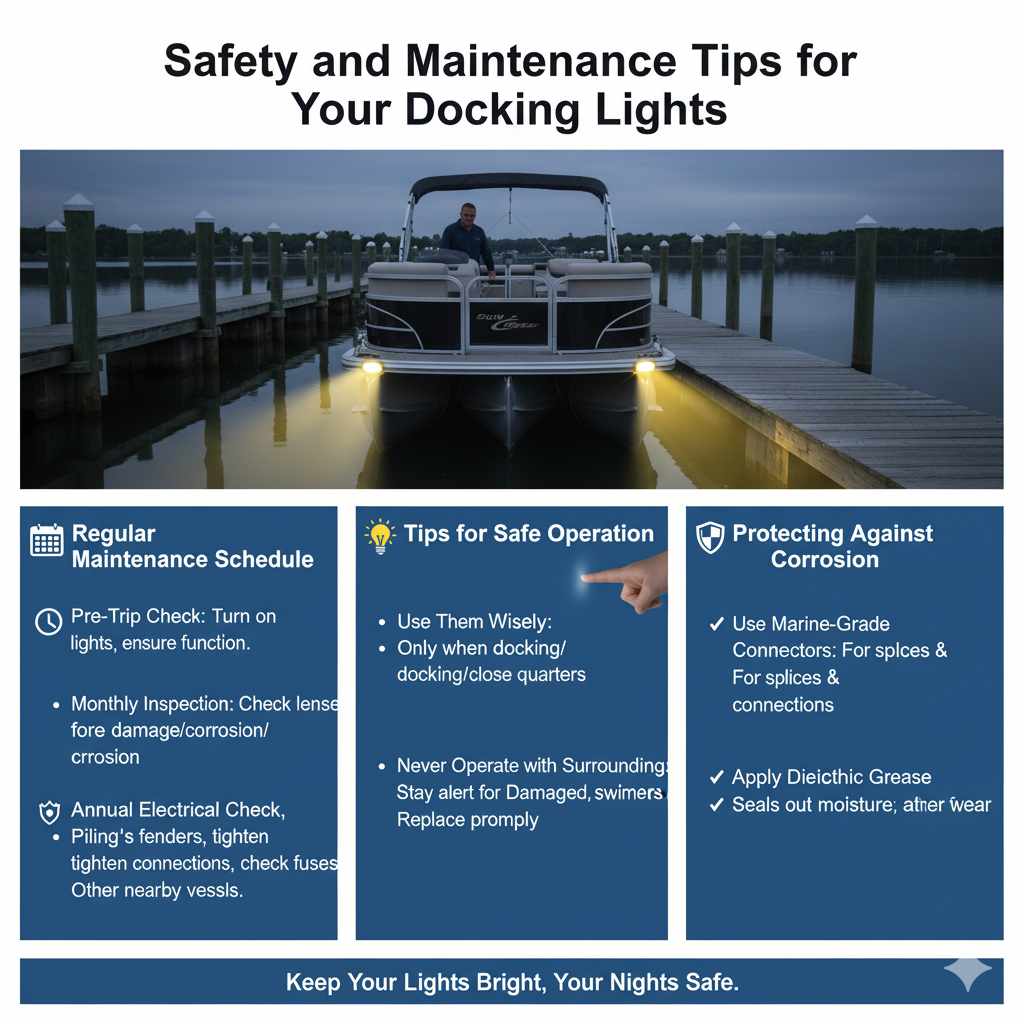 Safety and Maintenance Tips for Your Docking Lights