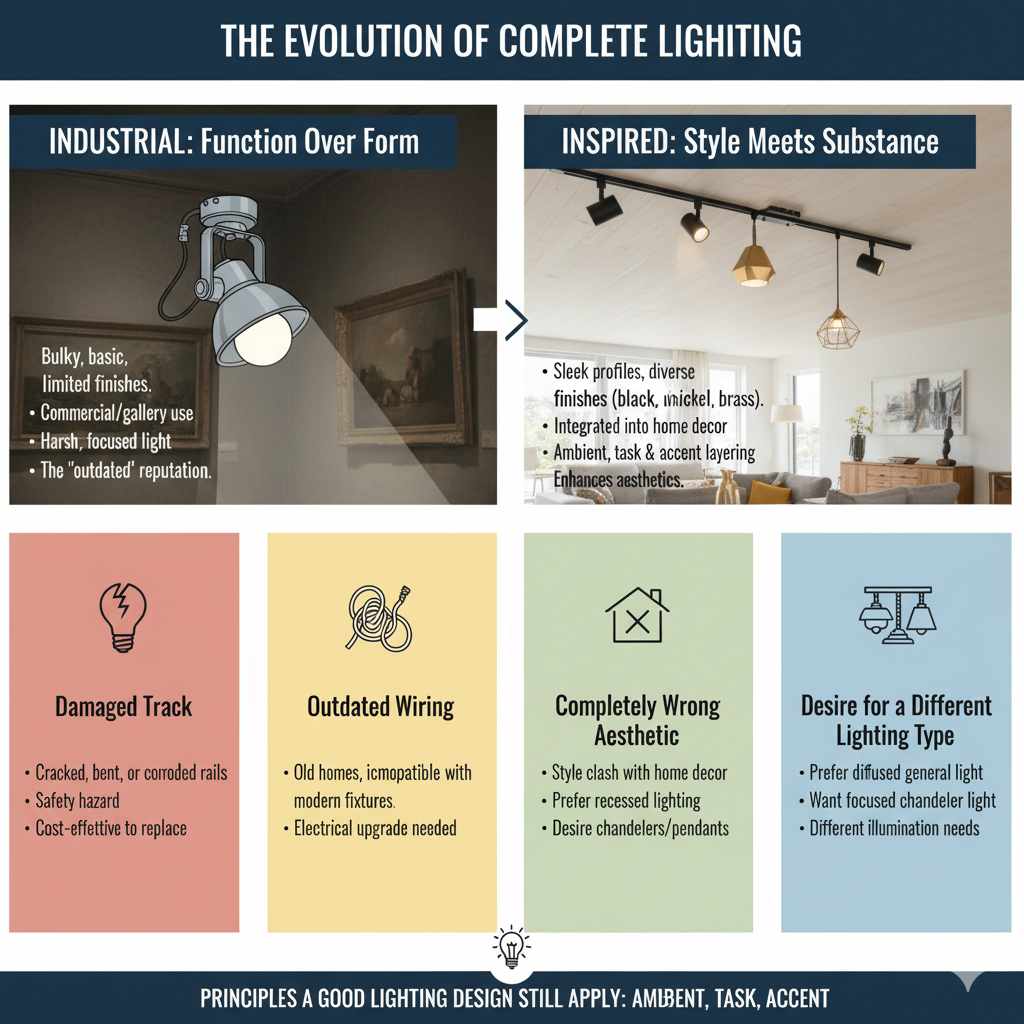 The Evolution of Track Lighting: From Industrial to Inspired
