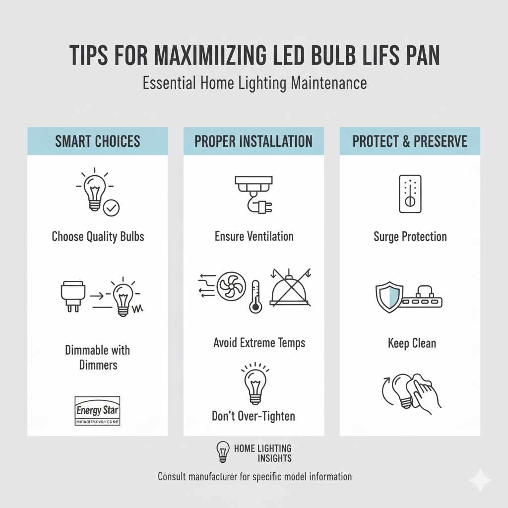 Tips for Maximizing LED Bulb Lifespan