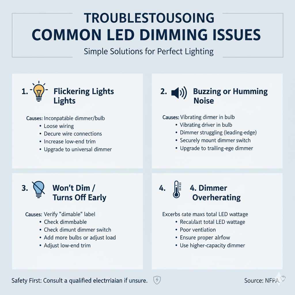 Troubleshooting Common LED Dimming Issues