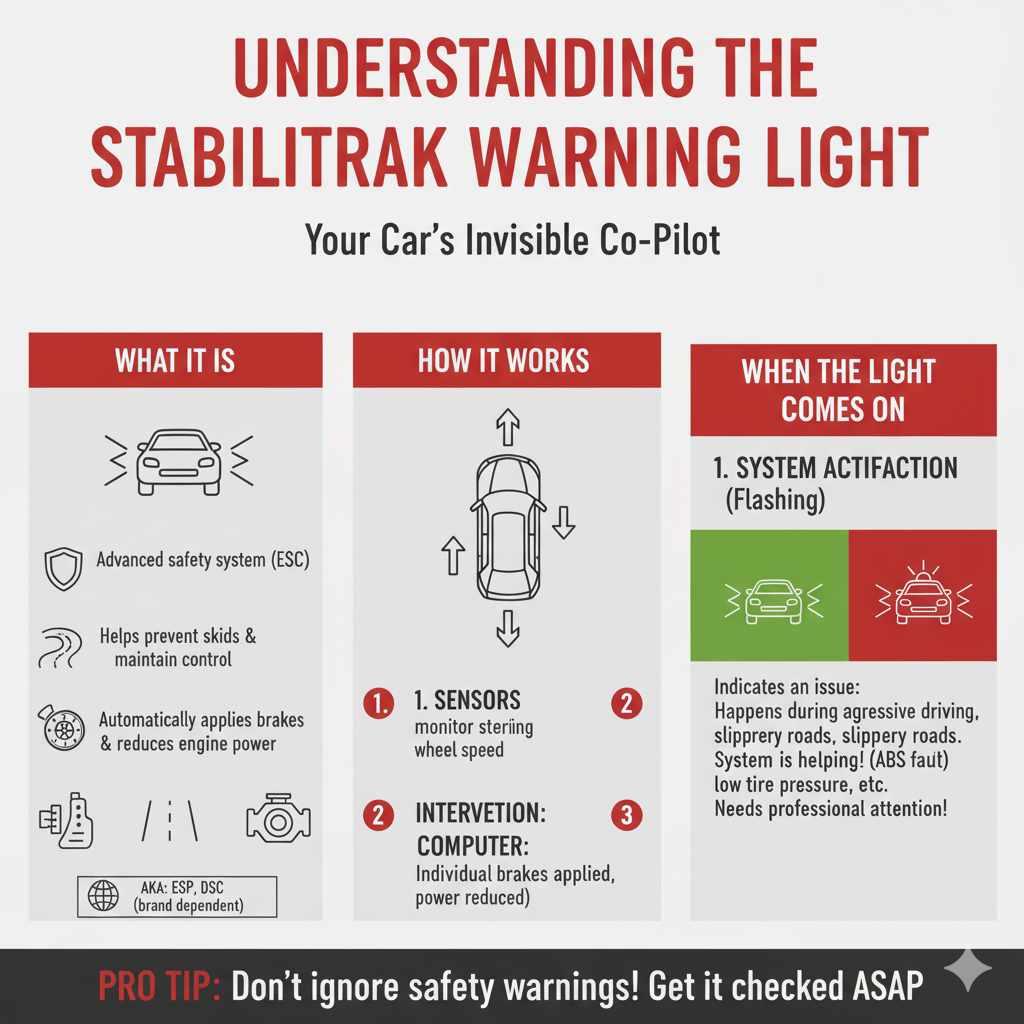 Understanding the StabiliTrak Warning Light