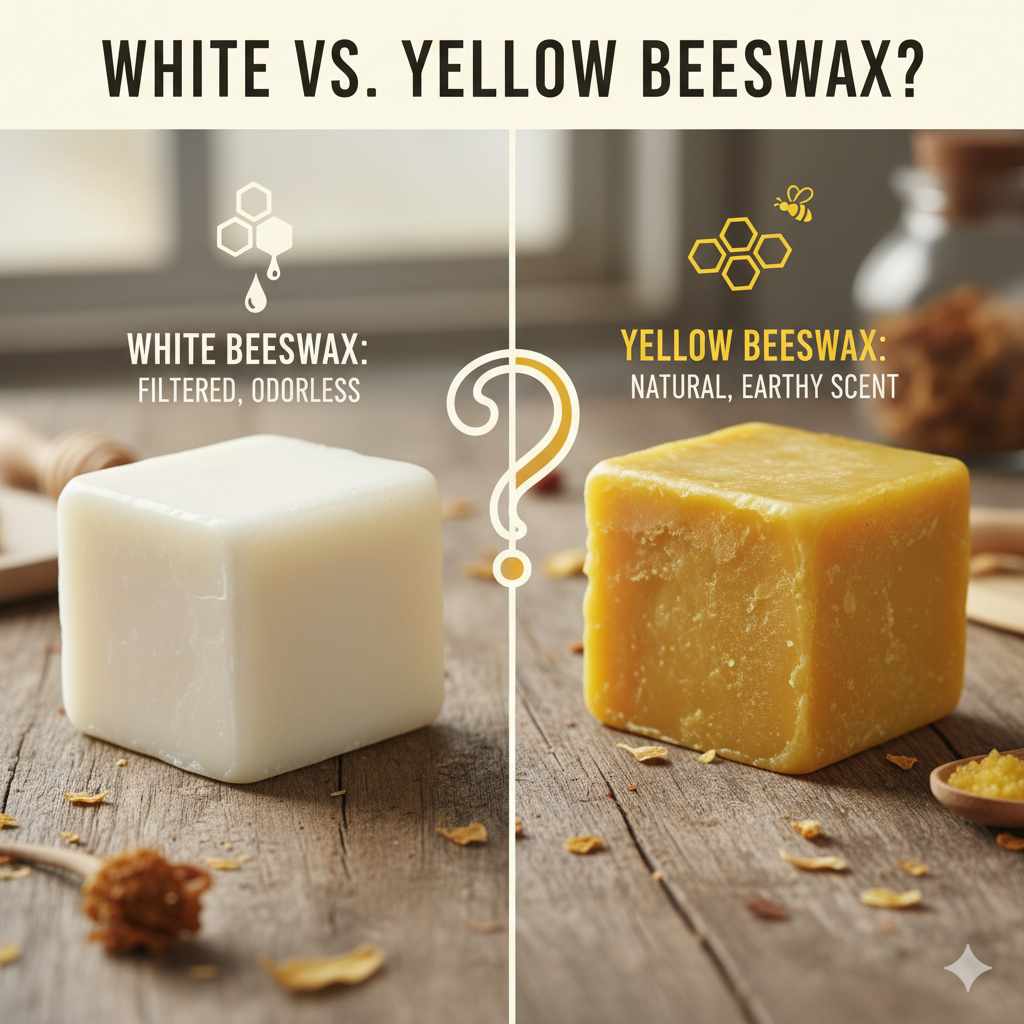 What Is The Difference Between White and Yellow Beeswax