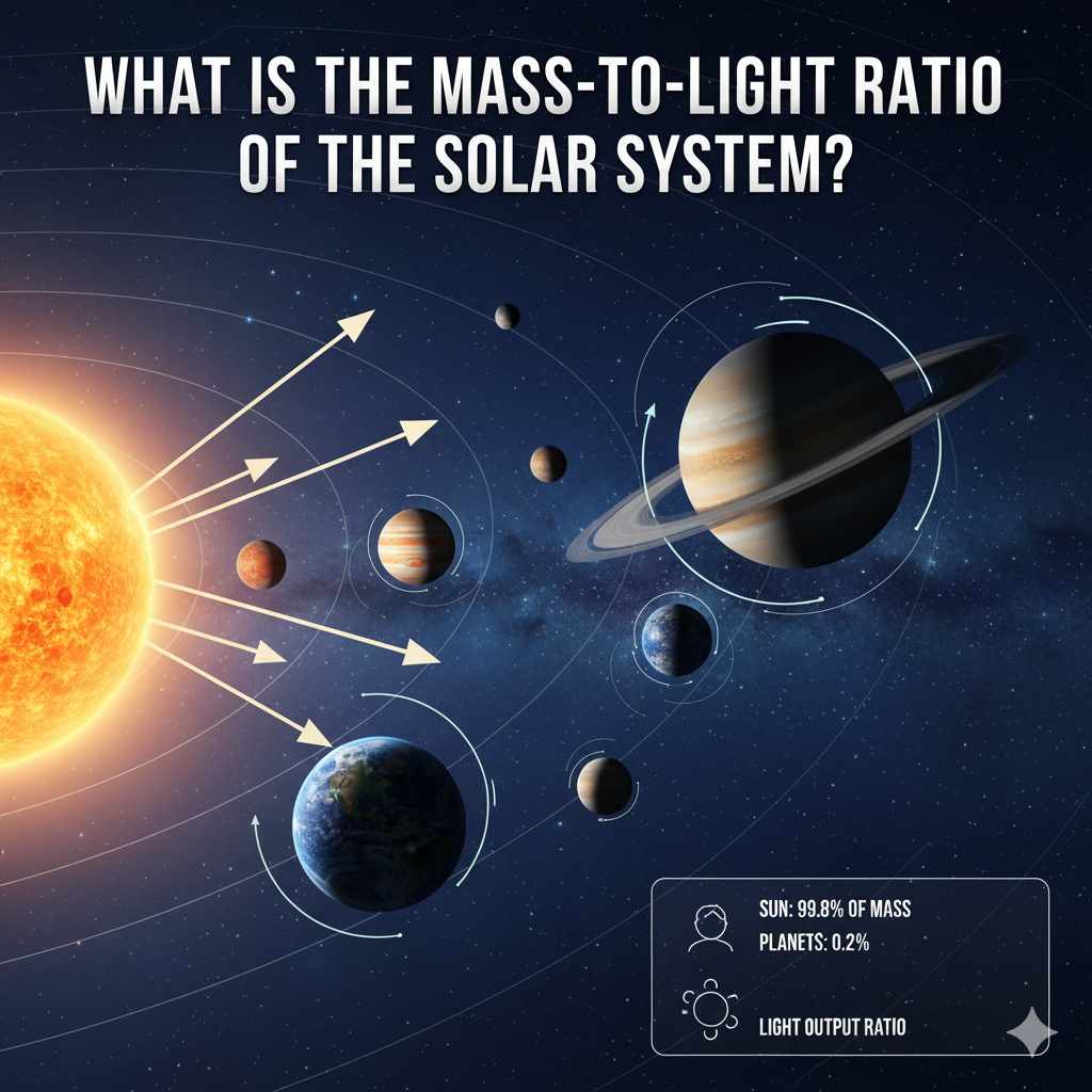 What Is The Mass-To-Light Ratio Of The Solar System