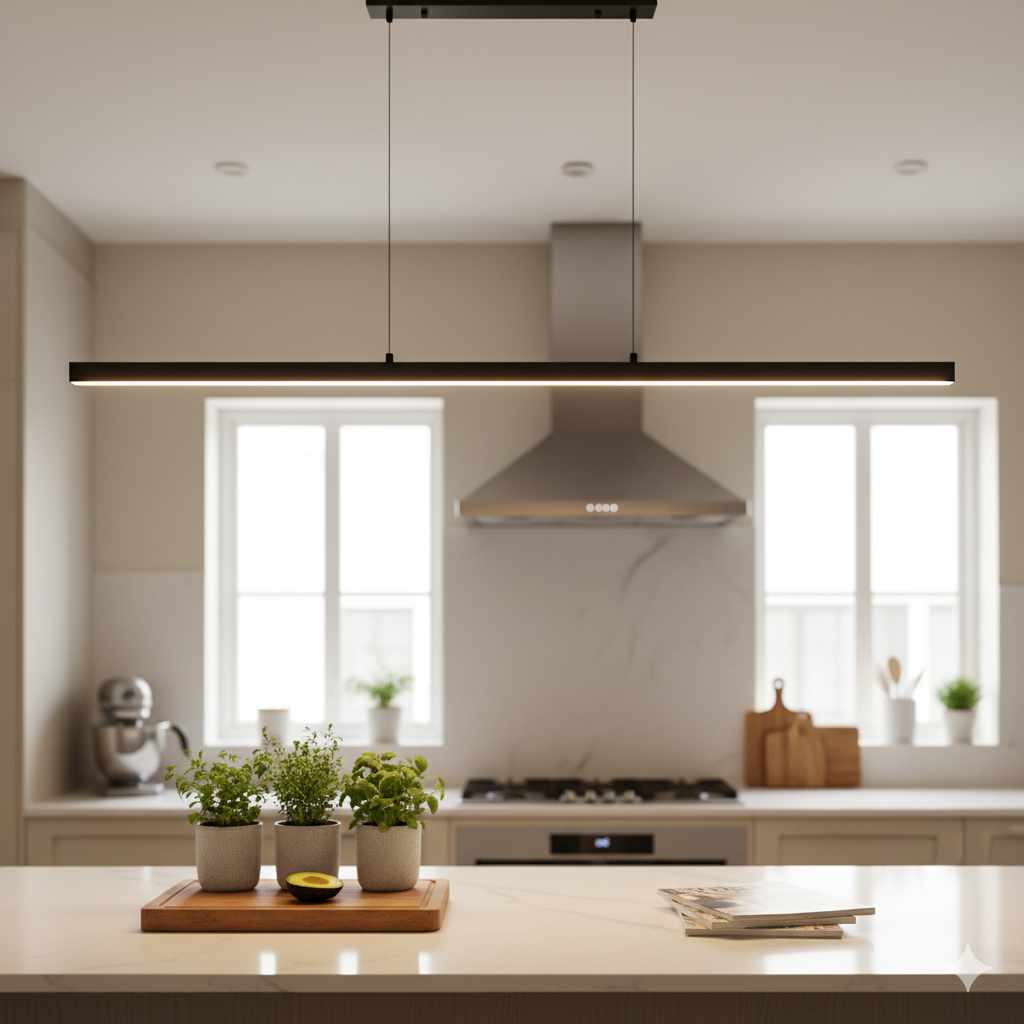 What Size Linear Light Over Kitchen Island