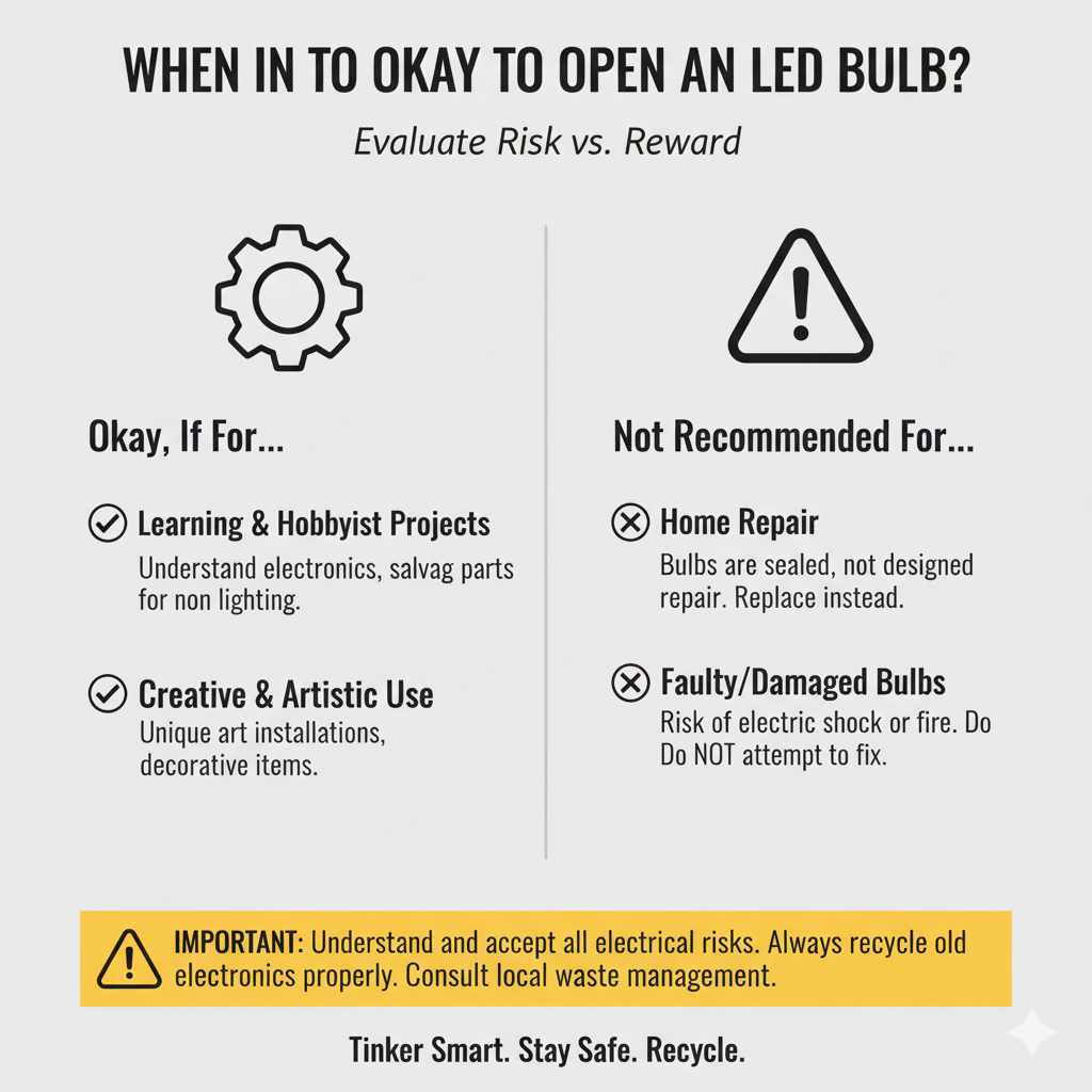 When is it Okay to Open an LED Bulb?