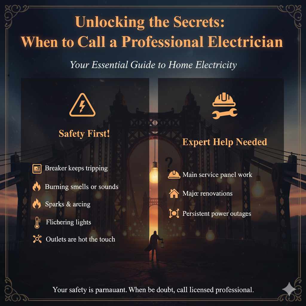 When to Call a Professional Electrician