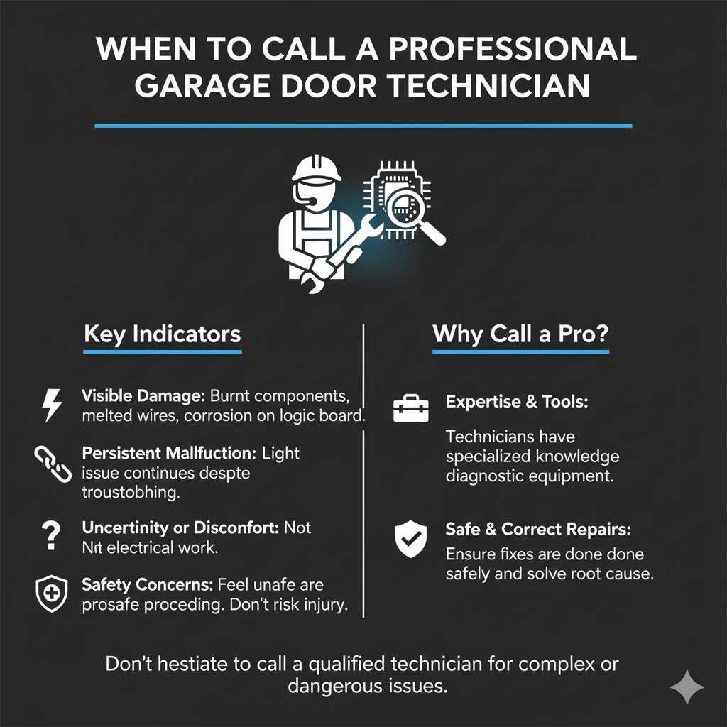When to Call a Professional Garage Door Technician