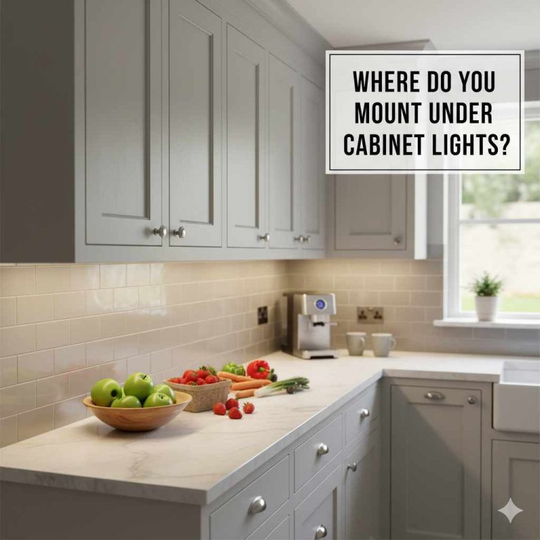 Where Do You Mount Under Cabinet Lights