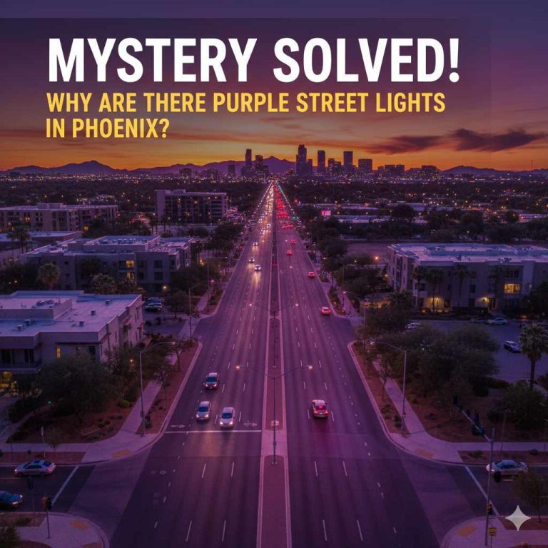 Why Are There Purple Street Lights in Phoenix