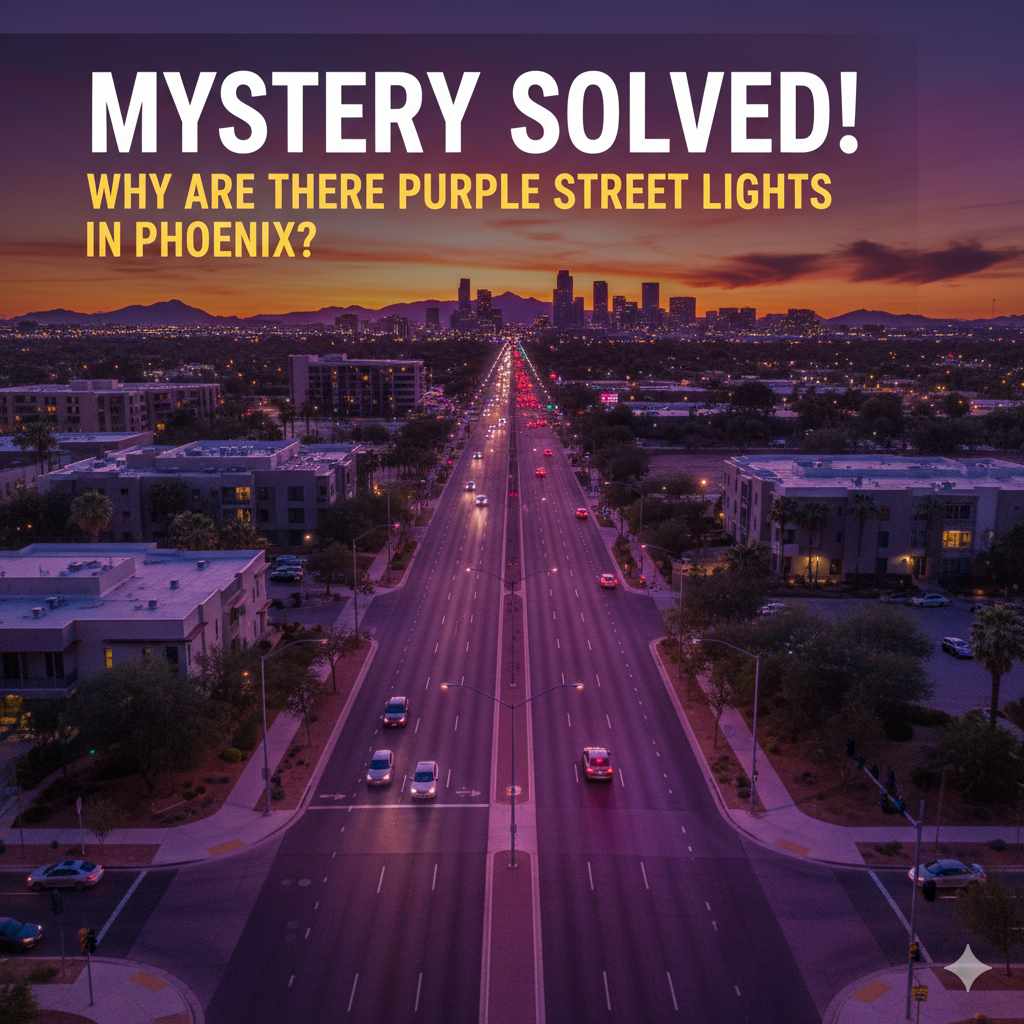 Why Are There Purple Street Lights in Phoenix